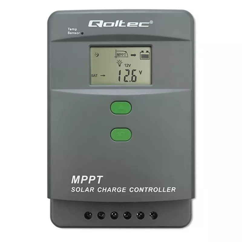 Päikeselaadija MPPT temperatuurianduriga 60A