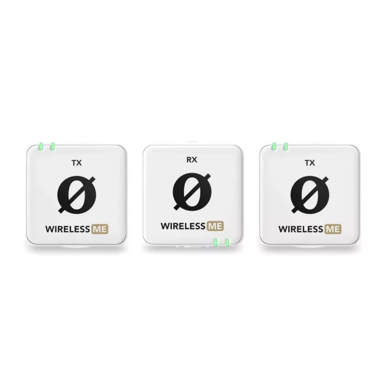 RØDE Wireless ME Dual Valge - kompaktne traadita mikrofonisüsteem kahe saatjaga kahekanaliliseks salvestamiseks