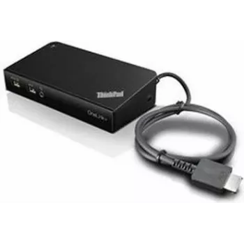 Lenovo 40A40090IT sülearvuti dokk/pordipaljundaja Juhtmega ühendatud Must