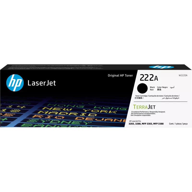 Toner HP 222A Must Originaal Laserjet W2220A 1500 lehekülge Must