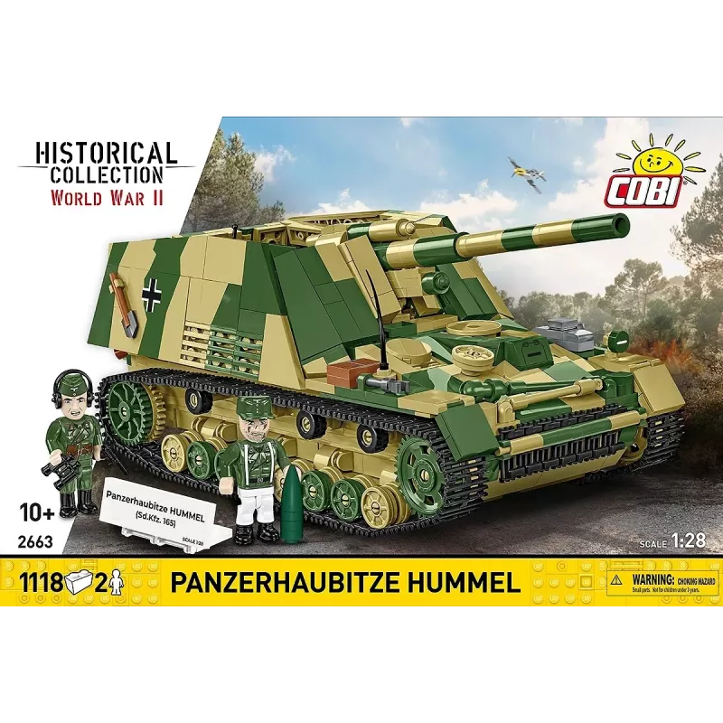Ehituskomplekt Cobi Panzehaubitze Hummel 1118 osa mudelikomplekt