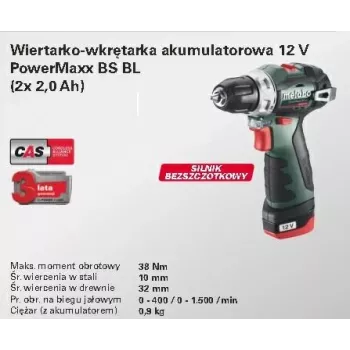 Metabo 7489929 juhtmeta puur