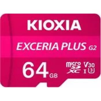 Flash-mälu Kioxia 64 GB MicroSDXC UHS-I EXCERIA PLUS G2