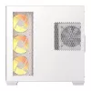 Arvutikorpus Darkflash C280 (valge) koos 7 jahutusventilaatoriga