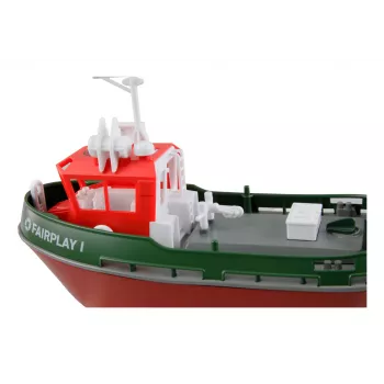 Raadio teel juhitav paat Amewi Fairplay I 1:72 RTR, roheline, 2,4 GHz