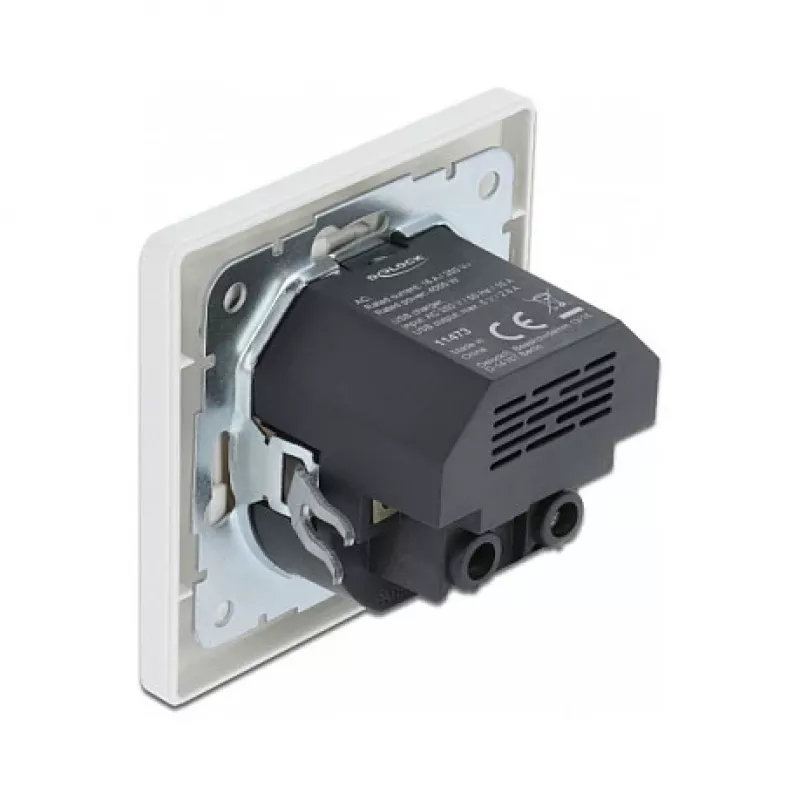 Pistikupesa 2 x USB + CEE 7/3 DeLOCK 11473