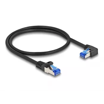 Võrgukaabel DeLOCK RJ45 Cat.6A S/FTP 0,5 m must