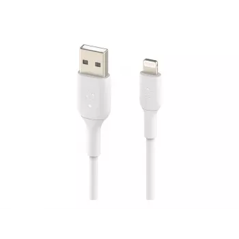 Belkin PVC USB-A–Lightning 2 m valge