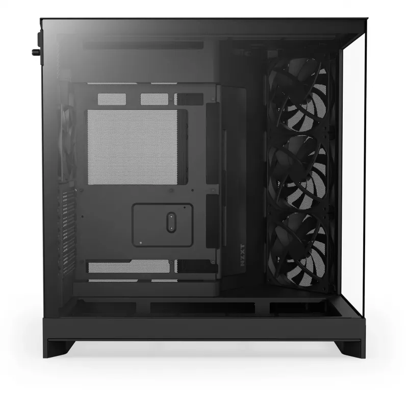 NZXT H9 Air Flow (2025) suur kahekambriline keskmine tornkorpus - must