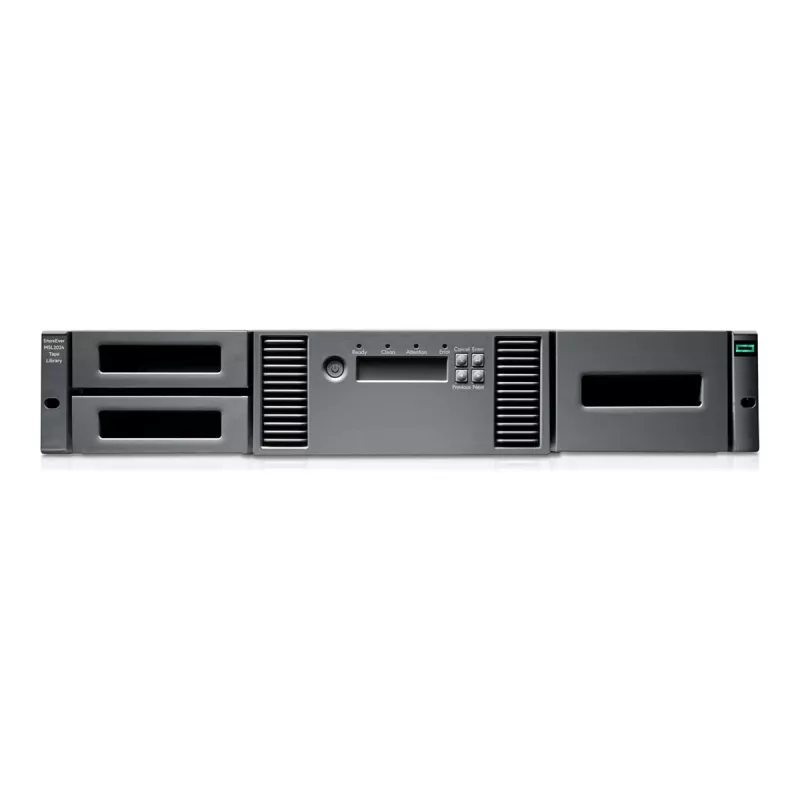 Salvestusseadme automaatlaadur ja teek HPE MSL2024 1x LTO-8 SAS-seade 15x 30 TB kassetid