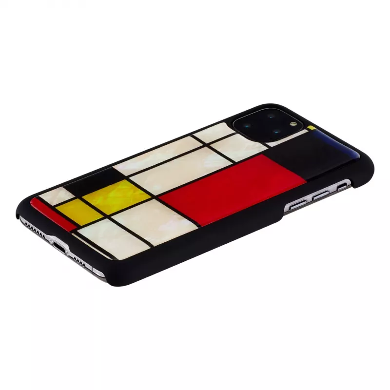 Nutitelefoni ümbris iKins iPhone 11 Pro Max jaoks — Mondrian must kaitseümbris