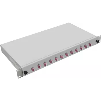 Fiiberoptiline jaotuskarp helos LWL 252009 — Rack-mount 1U, 12× LC MM