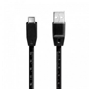 LogiLink - USB-kaabel - USB (M) 24-pin USB-C (M) - USB 2.0 - 5 V - 3 A - 1 m - Must