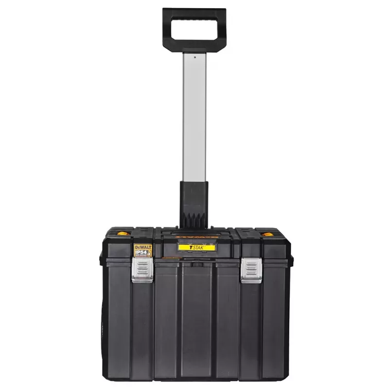 Tööriistakast DeWalt DWST83347-1 polükarbonaat, IP54, 512×435×635 mm, 50 kg kandevõime, rattad, teleskoopkäepide