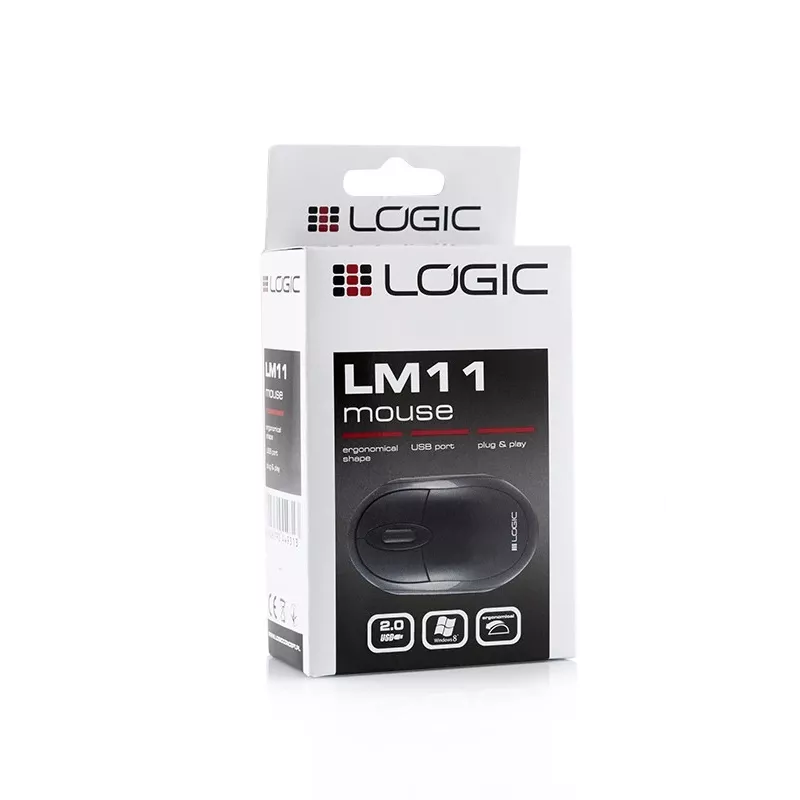 Logic Lm-11 - Hiir - Optiline - Juhtmega - USB - Must
