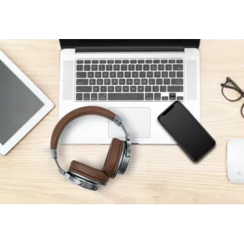 Muse M-278 BT Peakomplekt juhtmevaba peavõru Micro-USB Bluetooth pruun, hõbedane