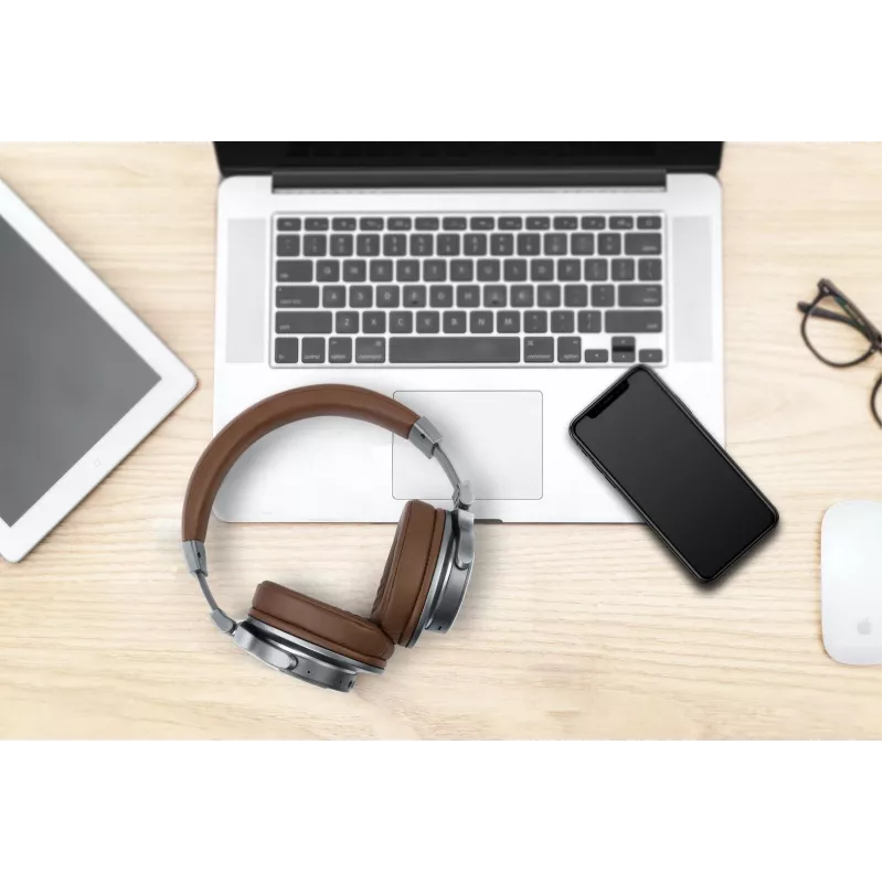 Muse M-278 BT Peakomplekt juhtmevaba peavõru Micro-USB Bluetooth pruun, hõbedane