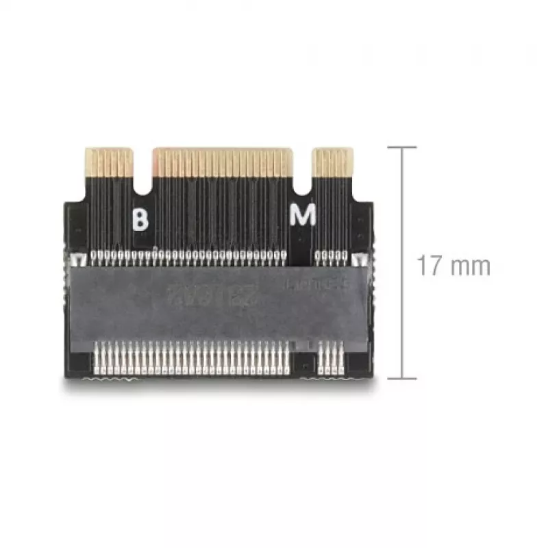 DeLOCK 64342 sisemine M.2 adapter hostiliidesega M.2 isane must