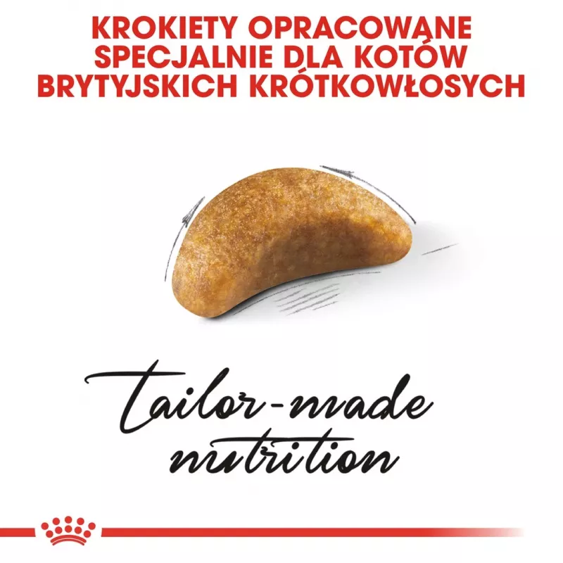 Kuiv kassitoit Royal Canin British Shorthair Kitten 2 kg – kana, 38% valku, 20% rasva, kasvuvalem