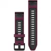Silikoonist kellarihm GARMIN Quickfit 010-13391-04, 20 mm, grafiit/punane
