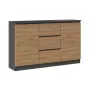 2D3S kummut 120x30x75 cm, antratsiit/artisan
