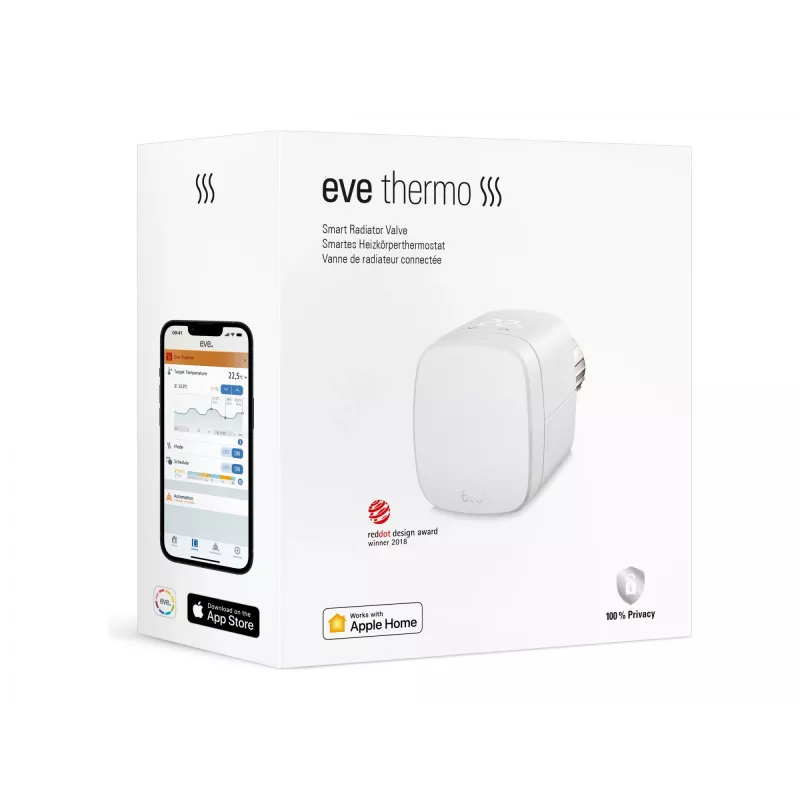 EVE Thermo - Ühendatud radiaatoriventiil Apple HomeKiti jaoks