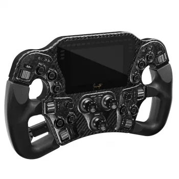 Sim racing rool Asetek Invicta 4.3 LCD — jõutagasisidega rool 4,3-tollise ekraaniga
