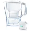 Veefiltri kann BRITA Aluna läbipaistev valge — 2,4 L kogumahutavus / 1,4 L filtreeritud, MAXTRA, nõudepesumasinakindel