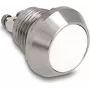 Surunupp DELOCK 22035 12 mm, 2 kruviklemmi, valge