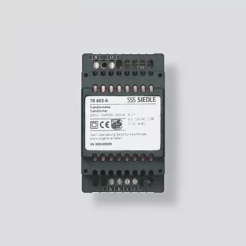 Siedle TR 603-0 - toiteplokk - must - Siedle - 0 - 40 °C - CE - 53,5 mm (200035160-00)