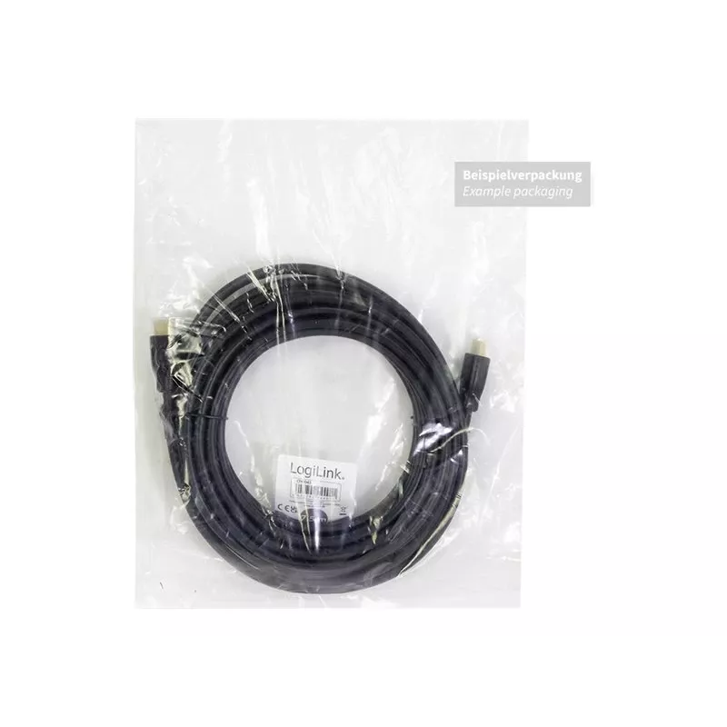 LogiLink HDMI ühenduskaabel HDMI-A pistik, HDMI-A pistik 3.00 m must CH0038 4K UHD HDMI kaabel