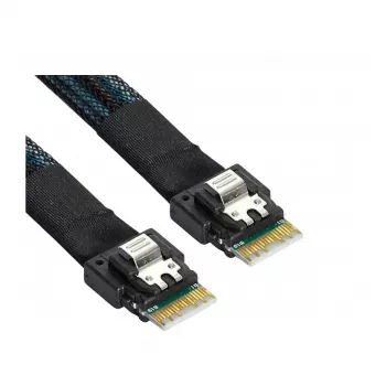 Supermicro jaotusklemmkaabel CBL-MCIO-1275S4Y MCIO x8 (STR) 2x SlimSAS x4 (STR) SFF8654 75/75cm (CBL-MCIO-1275S4Y)