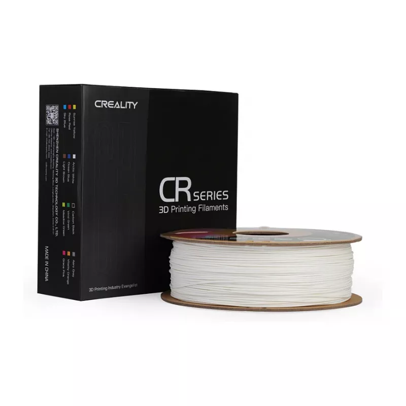 Filamendirull Creality PLA 1.75 mm Valge 1 kg (mudel 3301010296)