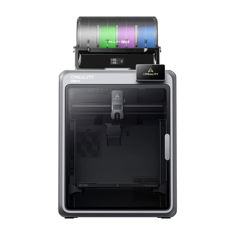 3D-printer Creality K2 Pro Combo — ehitusalus 300×300×400 mm, kahekordne ekstruuder