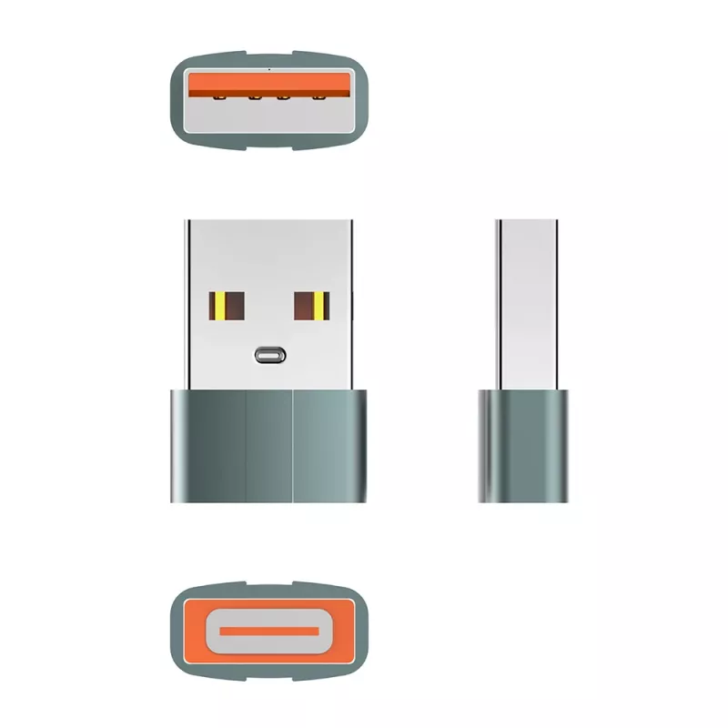 USB-C–USB-A adapter ColorWay CW-AD-CA — USB 3.0 kuni 5 Gbit/s, kompaktne, ühenda ja kasuta