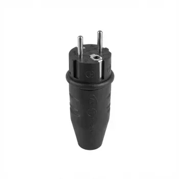 ABL Sursum ABL kummist Schuko-pistik 100000039 TPE must IP44 kuni 3x 2,5 mm (100000039)