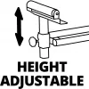 Einhell MSS 1608 järkamissaepink 4 jalga Must Punane Maksimaalne kandevõime 80 kg