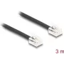 DeLOCK 90619 RJ11 telefonikaabel, 3 m, must