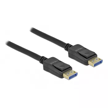 Delock - DisplayPort-kaabel - DisplayPort (M) - DisplayPort (M) - DisplayPort 2,0 - 3,0 m - Toetab 10K 60 Hz (10 240 x 4320) - Must (80263)