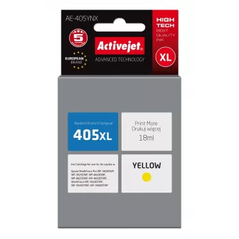 Activejet AE-405YNX tint (asendus Epson 405XL C13T05H44010; Supreme; 18ml; kollane)