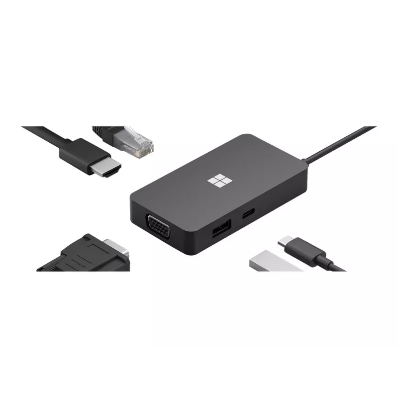 Sülearvuti dokk Microsoft 1E4-00002 Must
