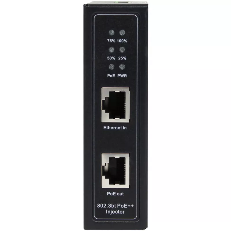 PoE-sisestaja ALLNET ALL-PI2014-I-BT90 90W Industrial Gigabit, DIN metallkorpus
