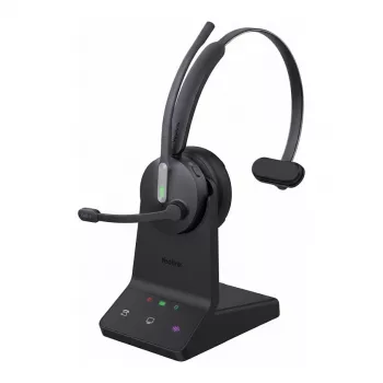 Juhtmevaba monokõrvaklapp Yealink WH64 Pro Teams Bluetooth- ja UC-ühilduvusega, mürasummutava mikrofoniga