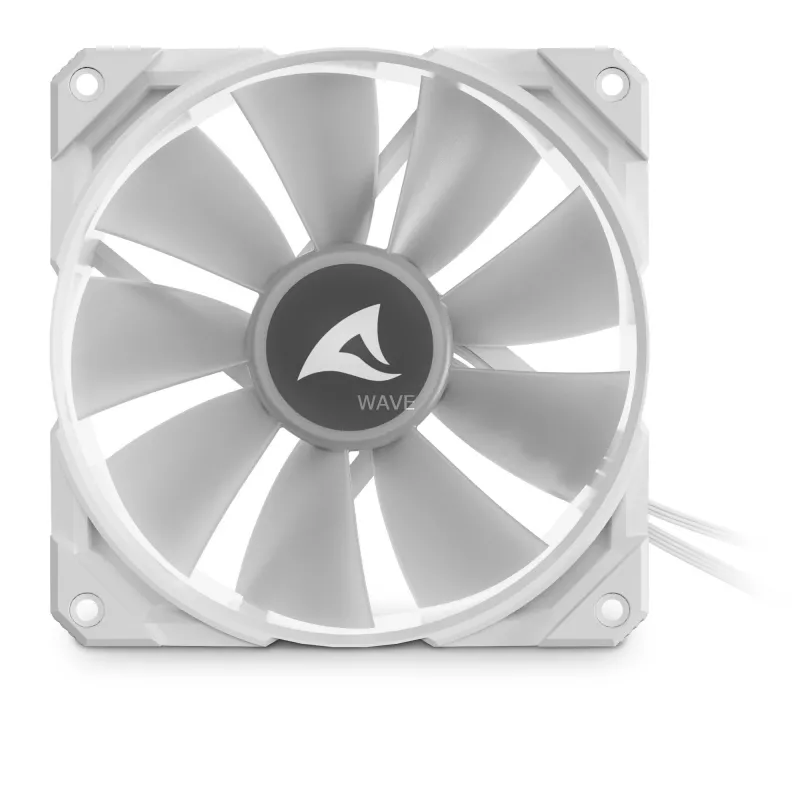 Fan Sharkoon F50 12 cm hall Valge 600-2000 RPM 132 m³/h