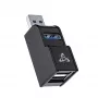 USB-jaotur SBOX H-606 — 3-pordiline USB-A (1x USB 3.0, 2x USB 2.0)