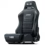 Võidusõidustiilis lamav iste Next Level Racing ERS3 Elite Premium — must PU-nahk, lamav seljatugi, ühildub kabiini/põrandakinnitusega