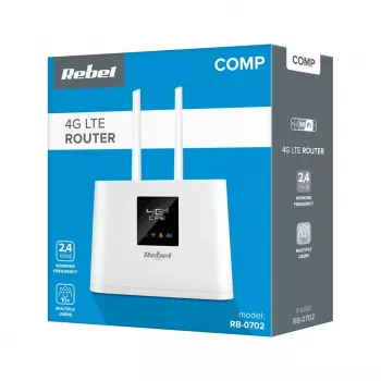 Router Rebel Comp RB-0702 4G LTE — mobiilne/LTE ruuter, SIM-toega