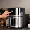 Madala rasvasisaldusega fritüür Black & Decker BXAF6500E 6,5 L, 1600 W, digitaalne puutejuhtimine, 8 programmi, 80–200 °C