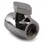 XSPC G1/4 kuulventiil, messingkorpus must-kroom viimistlusega, mudel WASC-504