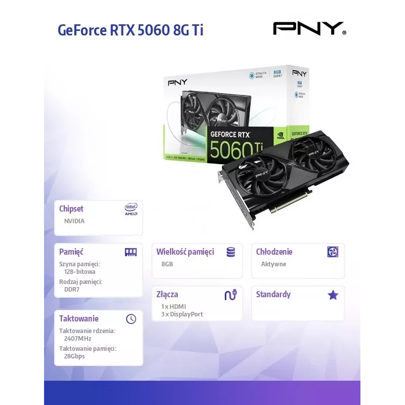 Graafikakaart GeForce RTX 5060 Ti 8 GB GDDR7